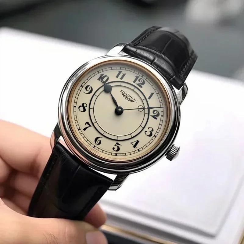 2025 new top brand man wristwatch luxury business waterproof men watch for quartz clock leather men’s watches reloj