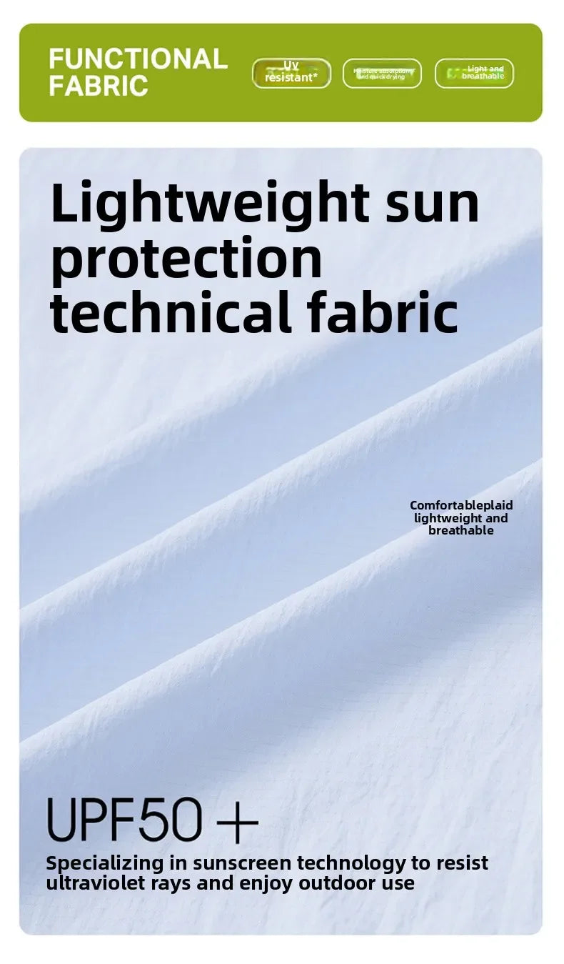 Summer Sun Jackets Men's Outdoor Cycling Clothing Quick Dry UV Skin Coat Women Sports Sun Protection Hiking Camping Windbreaker