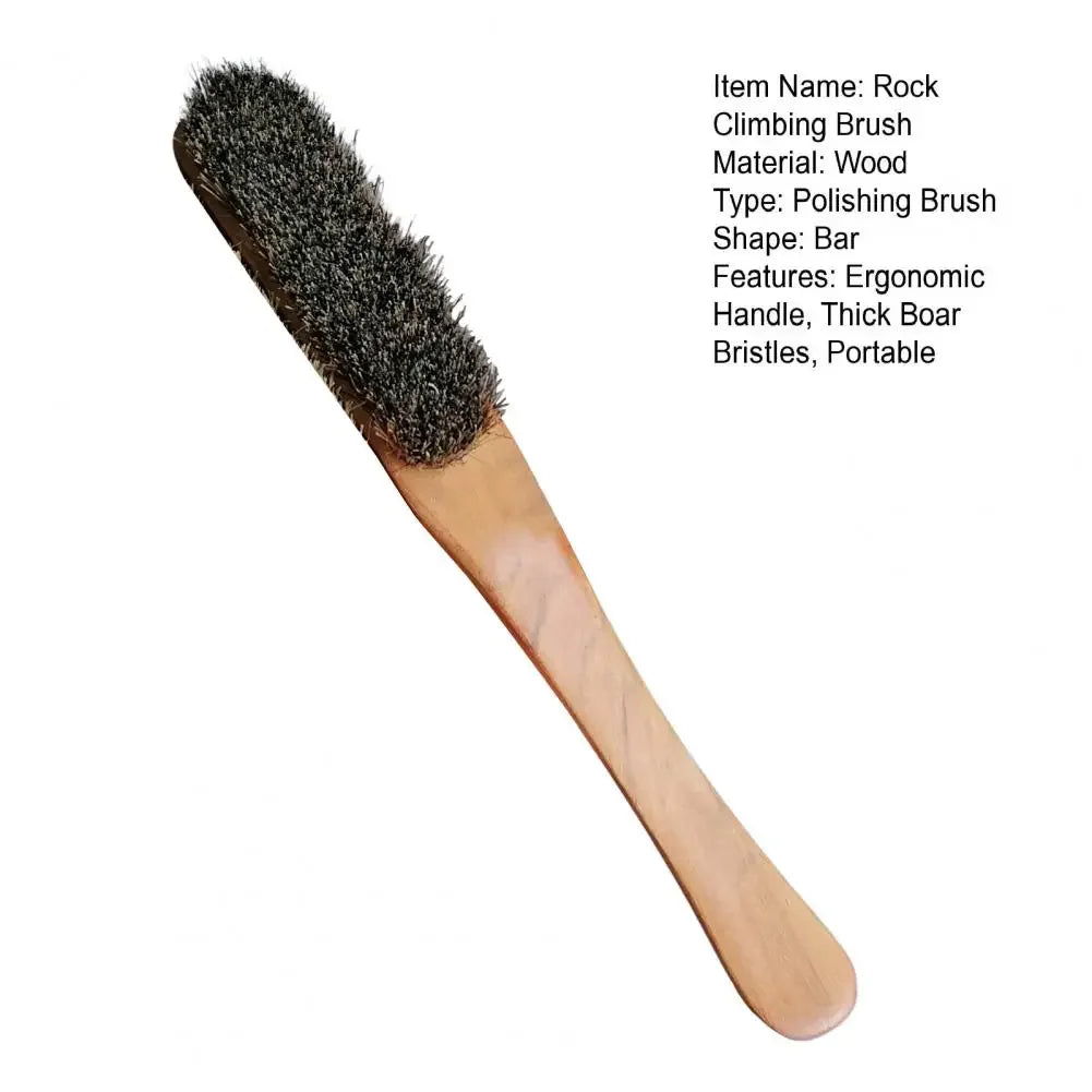Rock Climbing Brush Thick Bristles Chalk Cleaning Tool Climbing And Bouldering Brush For Indoor Outdoor Holds And Chalk Easy Use