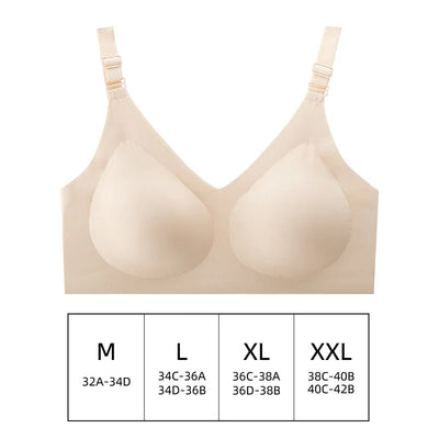 Women's Bras Thin Style Jelly Colour Wireless