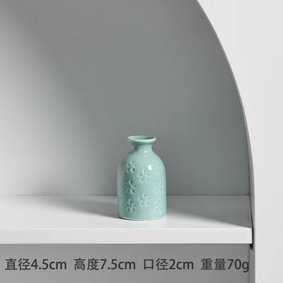 Ceramic Small Vase, Ins Style, Modern High Appearance Level, Dried Flower Arrangement Vase, Home Decoration Piece Vases