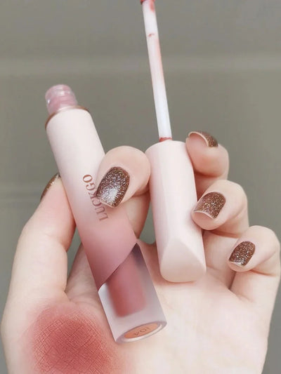 Velvet Matte Lipstick Cream Sexy Red Lip Tint Moisturizing Long Lasting Lip Gloss Waterproof Makeup Korean Cosmetics 6 Color