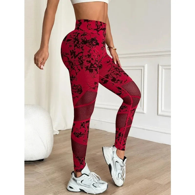 Tie Dye Yoga Leggings For Women