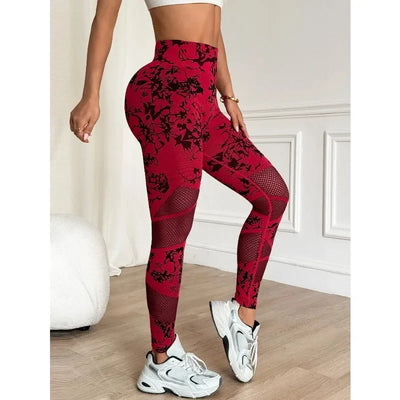 Tie Dye Yoga Leggings For Women