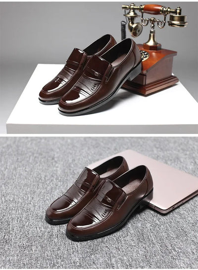 Oxford Shoes for Men Dress Shoes  Formal Shoes Fashion Round Toe Business Wedding  Dress  Men Designer  Loafers