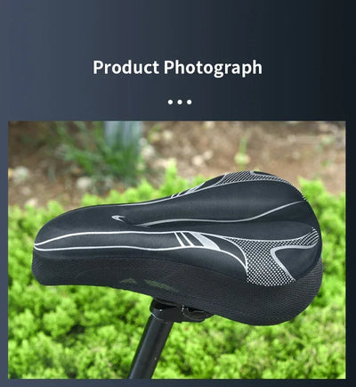 3D Bicycle Saddle Cover Accessories for Mountain Bike Men and Women Gel Soft Bicycle Seat Cover Parts Cycling Sports