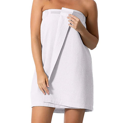 Super Absorbent Bath Towel Wearable Bath Towel Body Wrap Bathrobes Towels Skirt Lightweight Knee Length Robes for Women