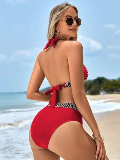 Women Swimsuit Summer 2025 Sexy Swimsuit for Ladies High-waisted Bikini for Women Bathing Suit Beach Swimwear Clothes