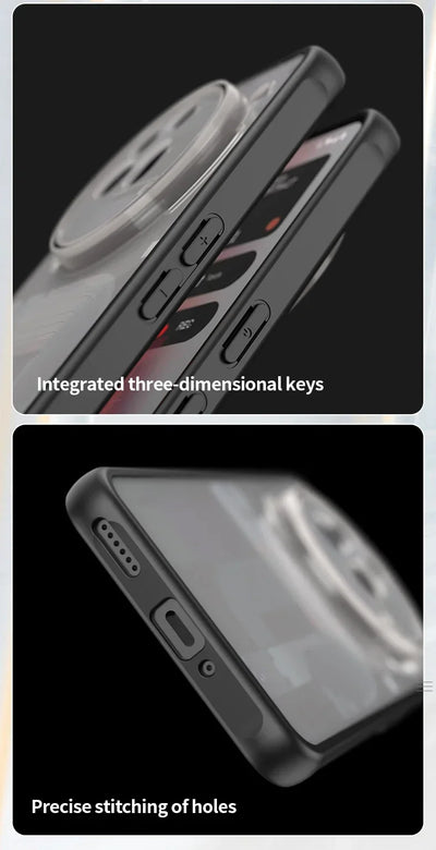 New Armor Bumper Shockproof Phone Case For Nothing Phone 3a Pro 5G Silicone Hard Cover Capa