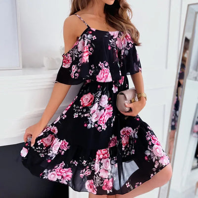 Slip Maternity Dress Women Summer Floral Thin Chiffon knee-Length es Pregnancy Female Belly Pregnant Beach