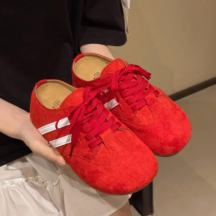 2025 Casual Sneakers Woman Shoes Slippers Flats Platform Sandals Mules NEW Brand Designer Lace Up Loafers Summer Womens Sneakers