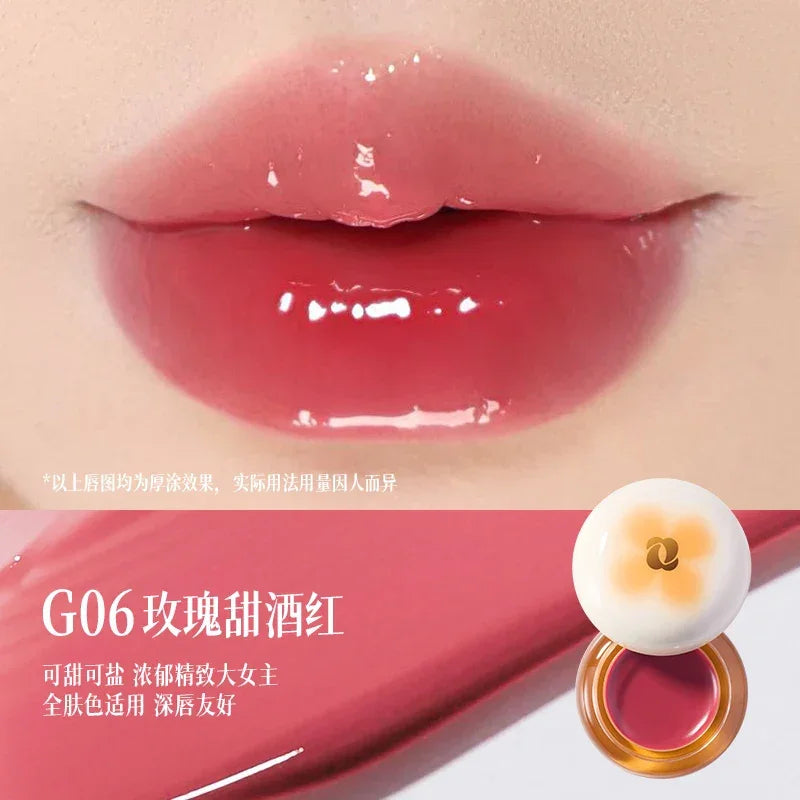 Lip Gloss Moisturising Glass Lip Nude Lipstick Korean Makeup Hydrating Lipgloss All the Feels High-Shine Hydrating Vitamin E