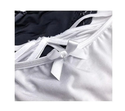 Thong women's underwear ice silk sexy lace cross belt light luxury low waist T pants sexy hollow temptation thong women