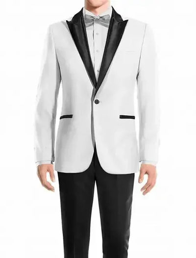 Formal Men's Wedding Suits One Button Peak Lapel Blazer Casual Jacket Pants for Party Business Groom Tuxedos Elegant Male Suits
