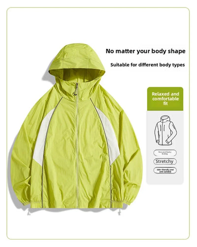 Summer Sun Jackets Men's Outdoor Cycling Clothing Quick Dry UV Skin Coat Women Sports Sun Protection Hiking Camping Windbreaker