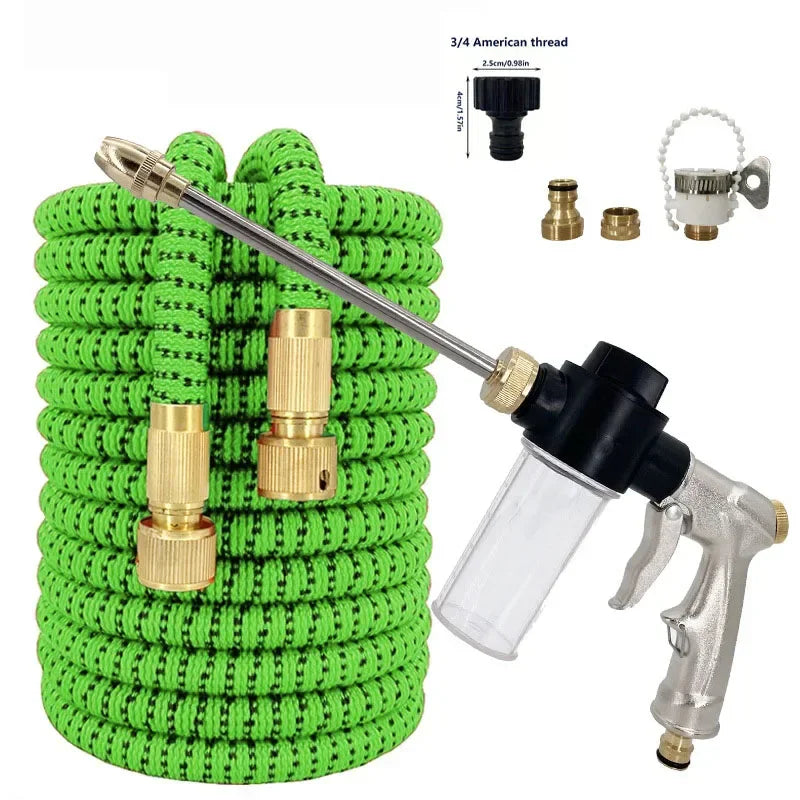 Flexible Garden Hose  And Expandable Magic Spray Pipe, High-Pressure Garden Spray Gun, Garden Supplies