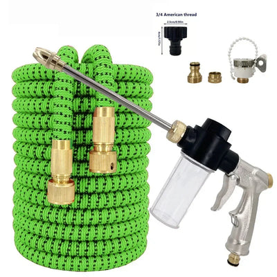 Flexible Garden Hose  And Expandable Magic Spray Pipe, High-Pressure Garden Spray Gun, Garden Supplies
