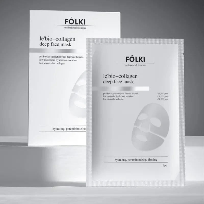 Bio Collagen Face Mask Shrink Pores Deep Hydrating Overnight Mask Moisturizing Refreshing Brightening Face Skin Care Korean