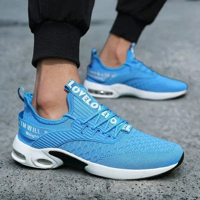 Breathable Mesh Sports Shoes 2025 Spring and Summer Lightweight Shock-absorbing Running Shoes Men's Casual Trendy Shoes  sale