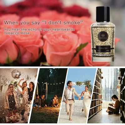 TROVEZ Tobacco Rose 100ml Perfume Long-lasting Fragrance Rich Unisex Perfume Scent Gifts Aroma Body Spray Perfumes for Men Women