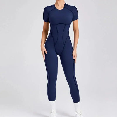 Seamless Yoga Jumpsuits Sports Fitness Hip-lifting