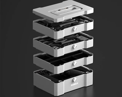 Professional Household Power Tool Set Multifunctional Electric Drill Screwdriver Hand Tools Set Portable Storage Tool Boxes