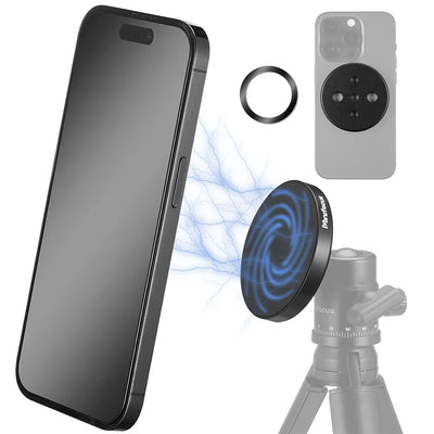 Magnetic Phone Holder for Magsafe to 1/4 3/8'' Screw Arri Hole Tripod Mount Adapter for iPhone 14 13 12 Serie with Magnetic Ring