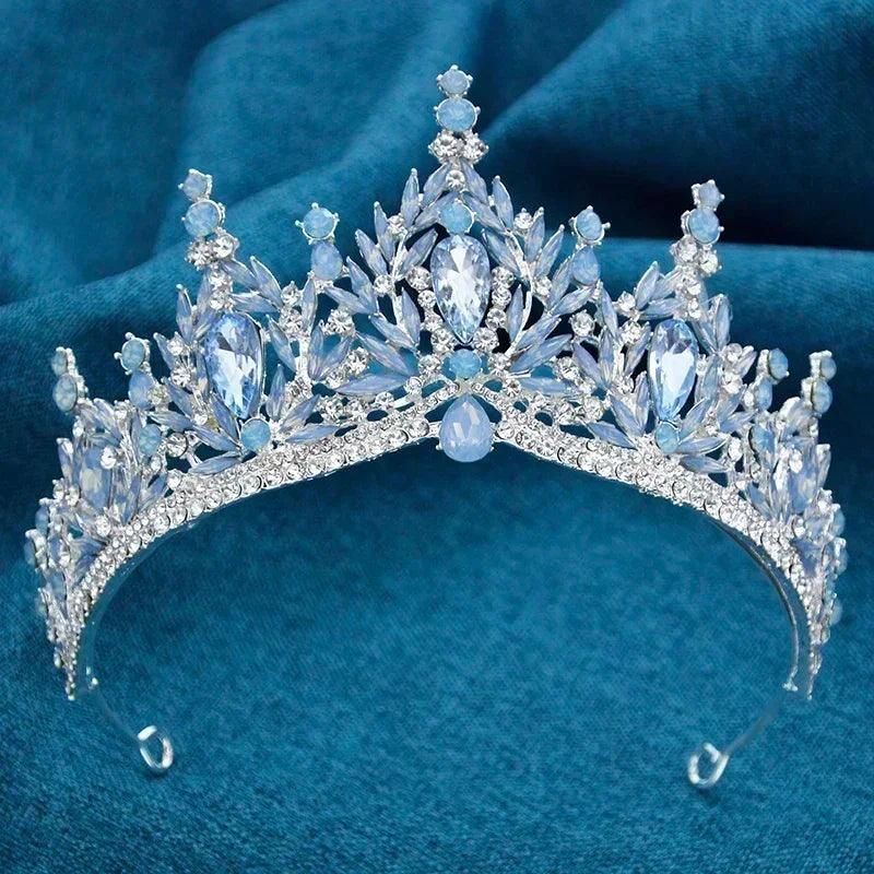 Luxury wedding tiaras bride jewelry sets for women