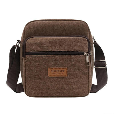 Men's Fashion Canvas Small Bag Casual Men Mini Handbags Male Crossbody Shoulder Messenger Bags For Men Business Sidebag