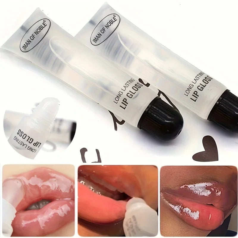 6pcs Glossy Finish Lip Gloss, Moisturizing Cream for All skin Types,Non-Sticky Hydrating Lip Oil, Long-Lasting Shine for Dry Lip