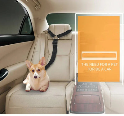 Universal Practical Dog Cat Pet Safety Adjustable Car seat Belt Harness Leash Travel Clip Strap Lead Pet Car Safety Belt