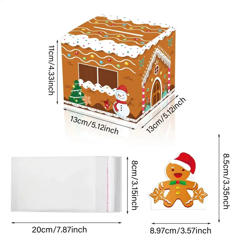 Fun Christmas Gift Box Christmas Money Box Cake Cupcake Muffin Box Party Cash Box for Christmas Packing Decor