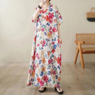 Summer Dress for Women Clothing Streetwear Ethnic Style Bohemian Beach Vintage Clothes Casual Fashion Harajuku Loose Streetwear