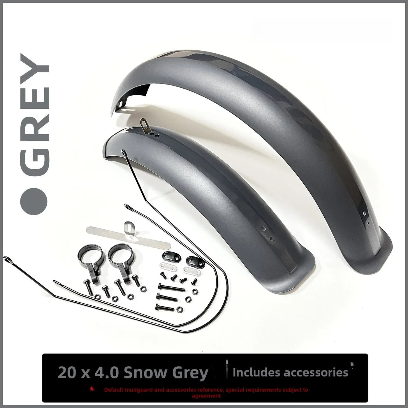 20-Inch 4.0 Snow Bike Muuard Full Coverage Lithium- Bicycle Mud Flap Fat Tire Bike All-Mountain Off-Road ible