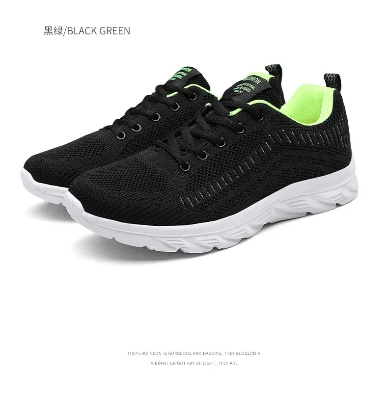 New Athletic Shoes for Men Shoes Sneakers Black Casual Men Mesh Sneakers Breathable Tennis Running Walking Gym Men Shoes