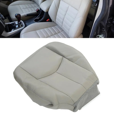 Seats Cushion Mat Easy Installation Soft Perfect Fit Driver Bottom for SEAT Cover Clear Texture Artificial Leather for car