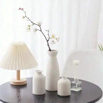 Home Decor Bohemian Vases, Ceramic Set of Three, Suitable for Living Room, Bookshelf and Dining Table Decorations