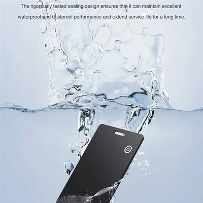 Black waterproof phone case for Smart Air Tag GPS tracker wallet