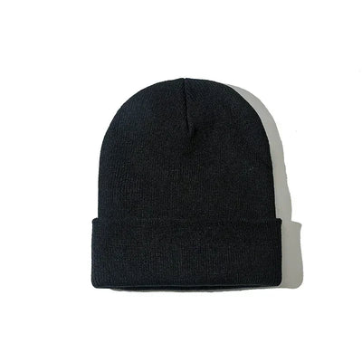 2019 Winter Hats for Woman Beanies Knitted Solid Cute Hat Girls Autumn Female Beanie Caps Warmer Bonnet Ladies Casual Cap Man