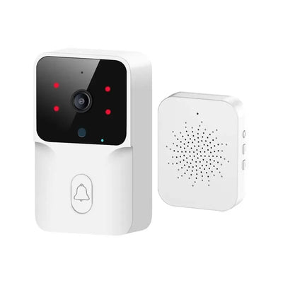Video Doorbell Camera with Chime WiFi Wireless Night Vision Smart Home Indoor Security Protection Rechargeable Battery Door Bell