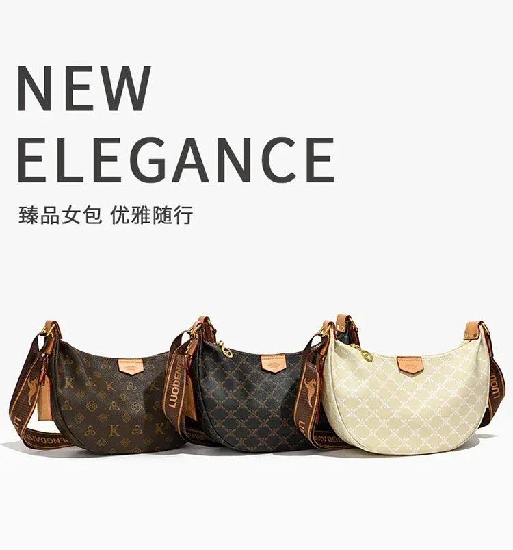 Luxury brand elegant handbags for women leather tote bags famous designer popular classic shoulder style
