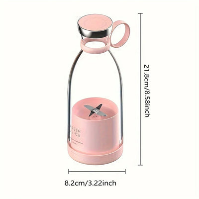Portable rechargeable blender, hand-held blender (rechargeable &USB) suitable for making smoothies and juices, perfect gift.