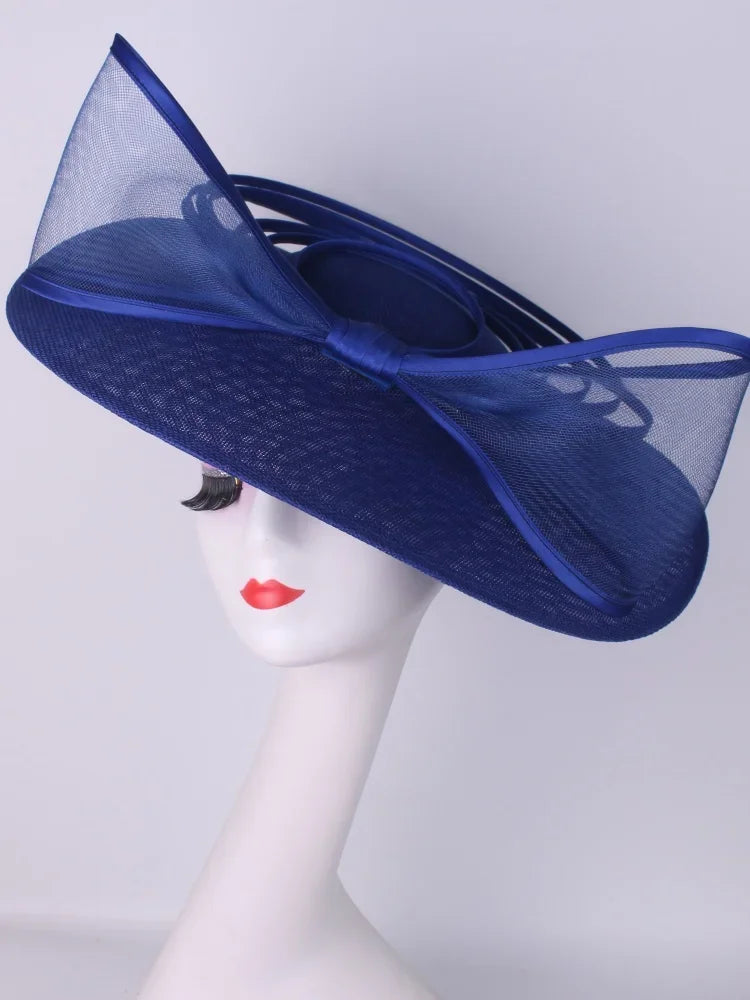 Bride Pillbox Red Fascinator Hat Femme Wedding Chapeau Women Formal Event Tea Millinery Cap Feather Royal Ascot Race Headpiece