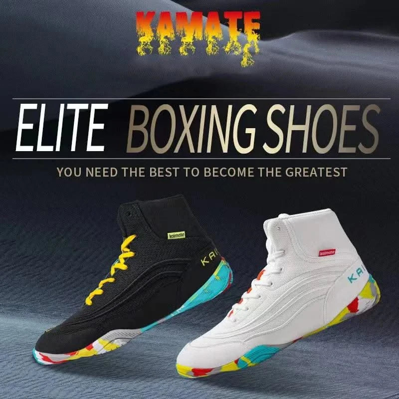 Professional children's Wrestling Boots  Men Non Slip Wrestling Shoes Lightweight Boxing Shoes