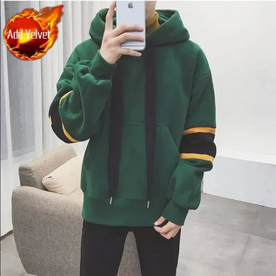 Sweatshirts for Men Loose Warm Winter Man Hoodies Welcome Deal Luxury Sweat Shirt Cotton Simple New In Designer Autumn Emo Cheap