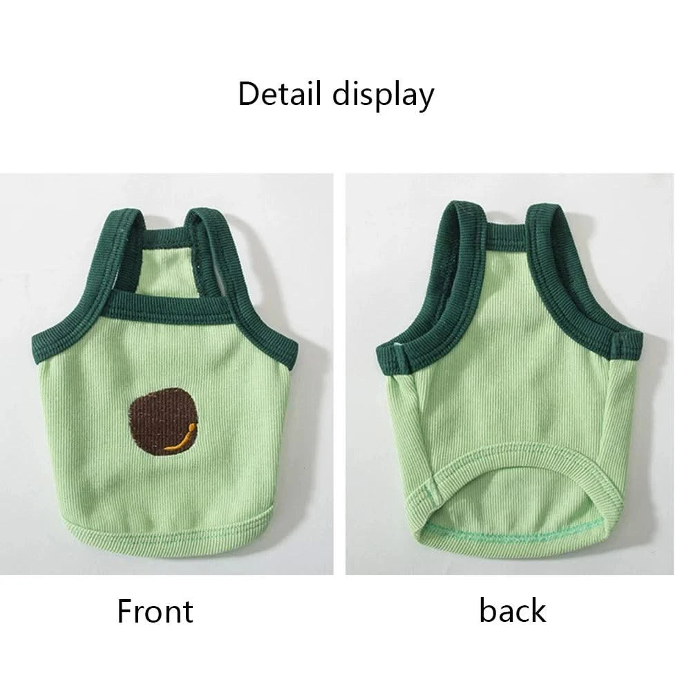 Pet Dogs Vest Summer Cotton Dogs Clothes Thin Puppy For Small Medium Dog Clothing  Costume ﻿