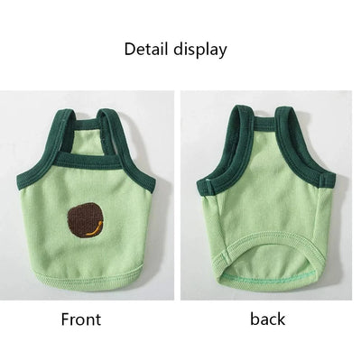 Pet Dogs Vest Summer Cotton Dogs Clothes Thin Puppy For Small Medium Dog Clothing  Costume ﻿