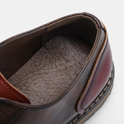 Men's Formal Shoes British Retro Brogue Shoes Mens Casual Business Leather Oxfords Men Office Dress Shoe Flats