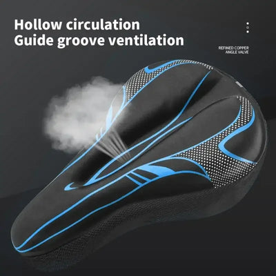 3D Bicycle Saddle Cover Accessories for Mountain Bike Men and Women Gel Soft Bicycle Seat Cover Parts Cycling Sports