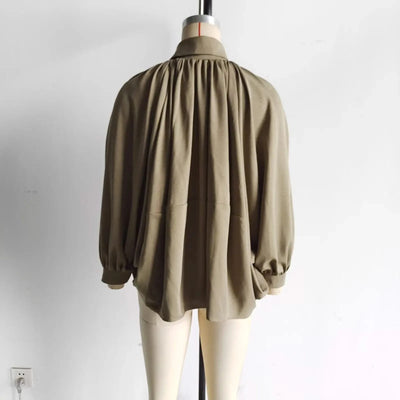 Fashion Bomber Jackets Coats For Women Turn-down Collar